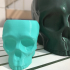 Grim Skull Vase print image