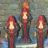 Female Cultists - 4 Models - PRESUPPORTED - Hell Hath no Fury - 32mm scale print image