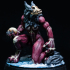 Hell Wolf - Bone - PRESUPPORTED - Hell Hath No Fury - 32mm Scale image