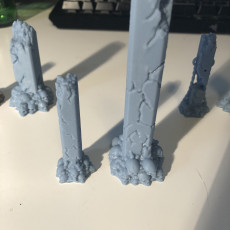 Picture of print of Pillars - Scatter Terrain - 3 Models - PRESUPPROTEd - Hell Hath No Fury - scale 32mm