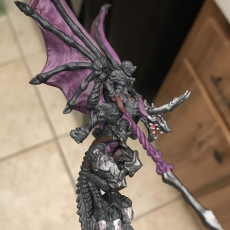 Picture of print of Dragon Rider - Large Dragon - PRESUPPORTED - Hell Hath No Fury - 32mm Scale