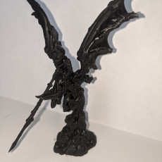 Picture of print of Dragon Rider - Large Dragon - PRESUPPORTED - Hell Hath No Fury - 32mm Scale