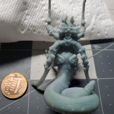 Picture of print of Hexanaga - Large Demon - Hell Hath No Fury - 32mm scale (Pre-supported)