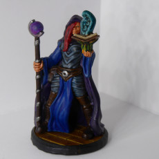 Picture of print of Sorcerer - Human Magic User - PRESUPPORTED - Hell Hath No Fury - 32mm Scale 这个打印已上传 Lailani