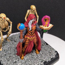 Picture of print of Sorcerer - Human Magic User - Hell Hath No Fury - 32mm Scale (Pre-supported)
