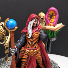 Picture of print of Sorcerer - Human Magic User - PRESUPPORTED - Hell Hath No Fury - 32mm Scale