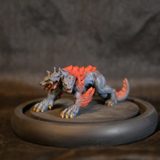 Picture of print of Cerberous - Hell Hound - PRESUPPROTED - 32mm Scale