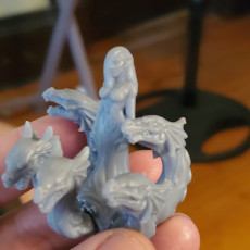 Picture of print of Tiamats Avatar - a gods chosen - Hell Hath No Fury - 32mm scale (Pre-supported)