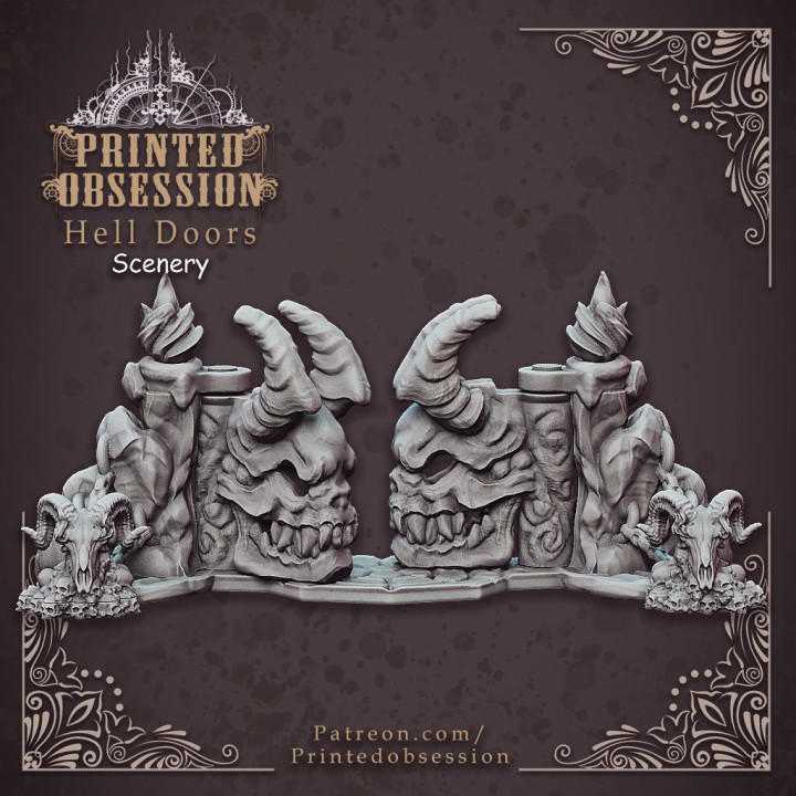 $4.00The Gates of Hell - Scenery - hell hath no fury - 32mm scale (Pre-supported)