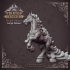 Nightmare - Large Demon Horse - Hell Hath No Fury - 32mm Scale (Pre-supported) image