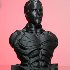 Picture of print of Christian Bale as Bruce Wayne / Batman (Support free bust)
