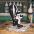 Pepe le Pew from Looney Tunes print image