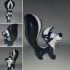 Pepe le Pew from Looney Tunes print image