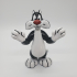 Sylvester from Looney Tunes print image
