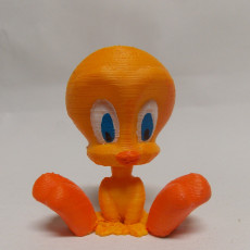 Picture of print of Tweety Bird from Looney Tunes (support free)