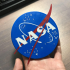 NASA Logo Coaster print image