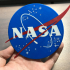 NASA Logo Coaster print image