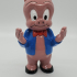 Porky Pig from Looney Tunes (support free) print image