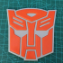 Transformers Autobot Logo Coaster print image