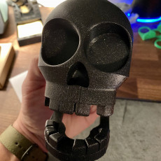 Picture of print of Chompy Skull!  Print-in-place noisy hinged-jaw skull! This print has been uploaded by Matt Edwards