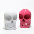 Chompy Skull!  Print-in-place noisy hinged-jaw skull! image