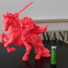 Picture of print of Headless horseman - Undead Rider - PRESUPPORTED - 32mm scale