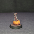 Stiches the Zombie Cat - Small Familar - PRESUPPORTED - 32mm scale print image