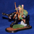 Panther & Scout - Elf and Familar - 4 Models - PRESUPPORTED - 32mm Scale print image
