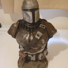 Picture of print of The Mandalorian from Star Wars