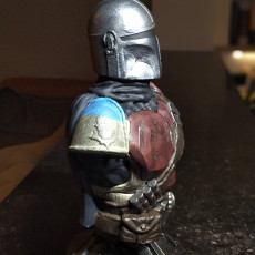 Picture of print of The Mandalorian from Star Wars