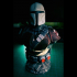 The Mandalorian from Star Wars print image
