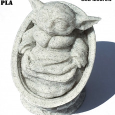 Picture of print of Baby Yoda from Star Wars (support free figure) This print has been uploaded by Bob Modrow