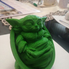 Picture of print of Baby Yoda from Star Wars (support free figure) This print has been uploaded by Константин Костов