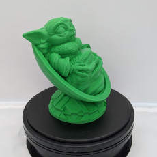 Picture of print of Baby Yoda from Star Wars (support free figure) This print has been uploaded by Keith