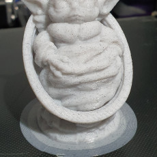 Picture of print of Baby Yoda from Star Wars (support free figure) This print has been uploaded by Mark Rowe