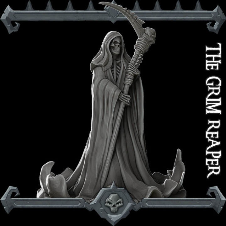 3D Printable Grim Reaper by RocketPigGames