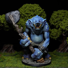 Picture of print of Deluxe Cave Troll