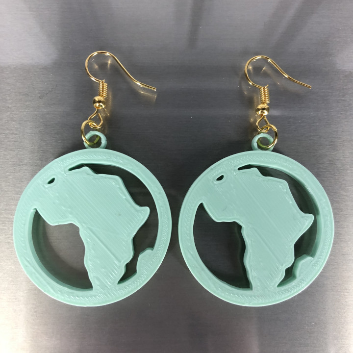 Earrings: Africa!