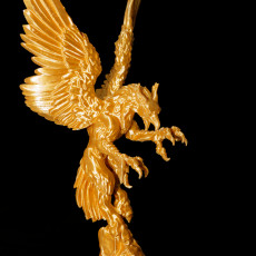 Picture of print of Griffon - landed and flying - Heaven Hath no Fury - DnD - 32mm [Pre-supported]