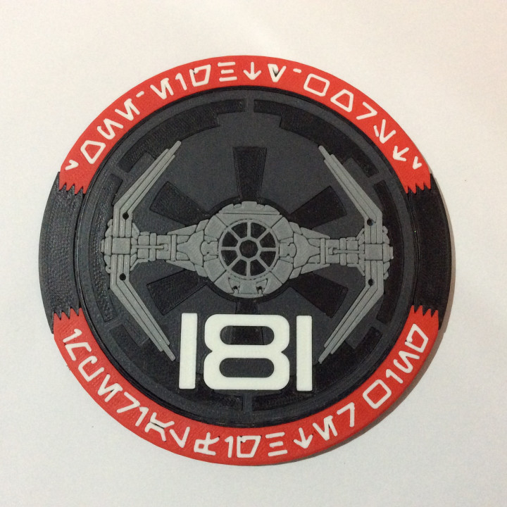 181st Imperial Fighter Wing Patch Coaster