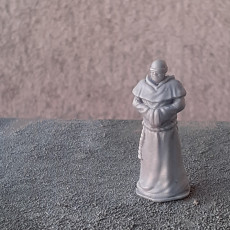 Picture of print of Friars of the Iron hammer - Group of human monks - Heaven Hath No Fury - 32mm scale [Pre-supported]
