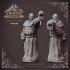 Friars of the Iron hammer - Group of human monks - Heaven Hath No Fury - 32mm scale [Pre-supported] image