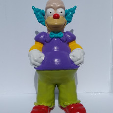 Picture of print of Krusty the Clown from "The Simpsons" This print has been uploaded by Alejandro Cordero