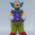 Krusty the Clown from "The Simpsons" print image