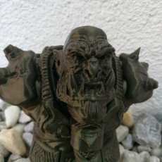 Picture of print of Orc Warrior (support free bust figure) This print has been uploaded by medyk3D