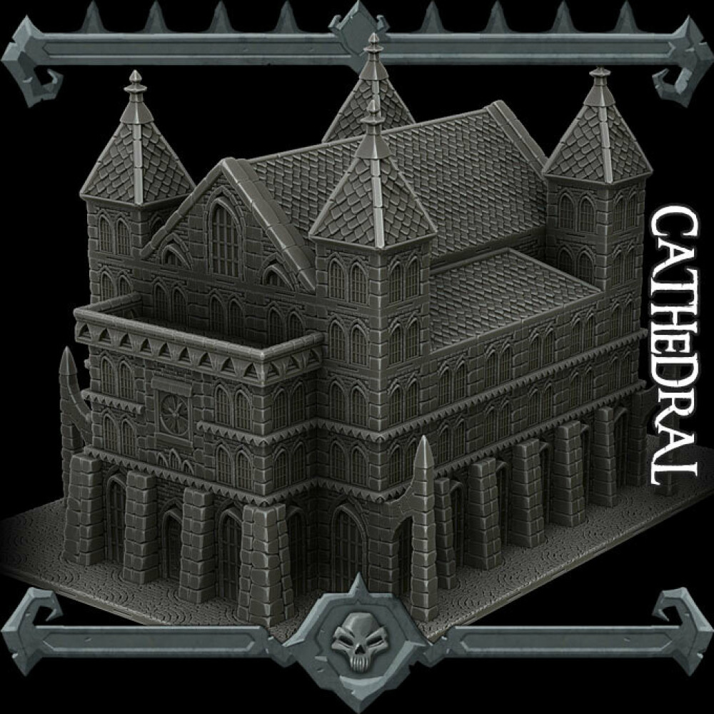 Image of Gothic City: Cathedral (MONSTER MINIATURES II KICKSTARTER IS NOW LIVE)