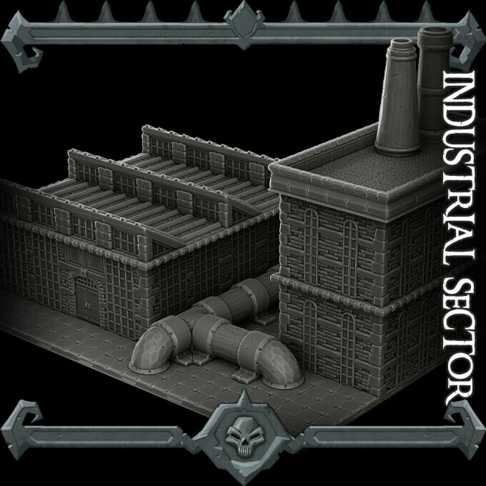 Image of Gothic City: Industrial Sector (MONSTER MINIATURES II KICKSTARTER IS NOW LIVE)