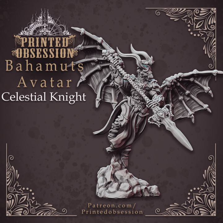 $3.50Bahamuts Avatar - Celestial Fighter - Heaven hath no Fury - 32 mm scale [Pre-supported]