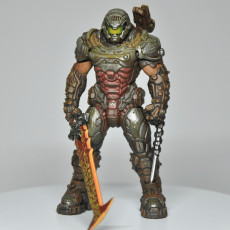 Picture of print of Doom Guy - Doom Eternal - 30cm Model Cet objet imprimé a été téléchargé par Nik