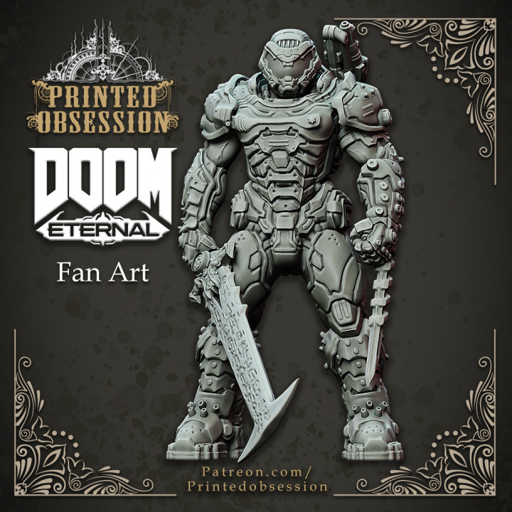 Doom Guy - Doom Eternal - 30cm Model